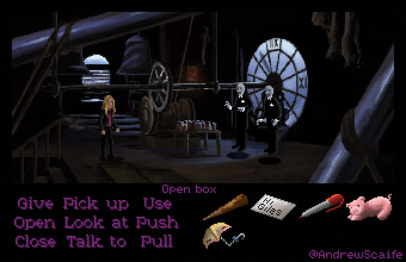 Illustration for article titled What If LucasArts Had Made A Buffy Point-And-Click Video Game?